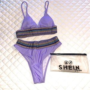 SHEIN Lavender high waist bikini